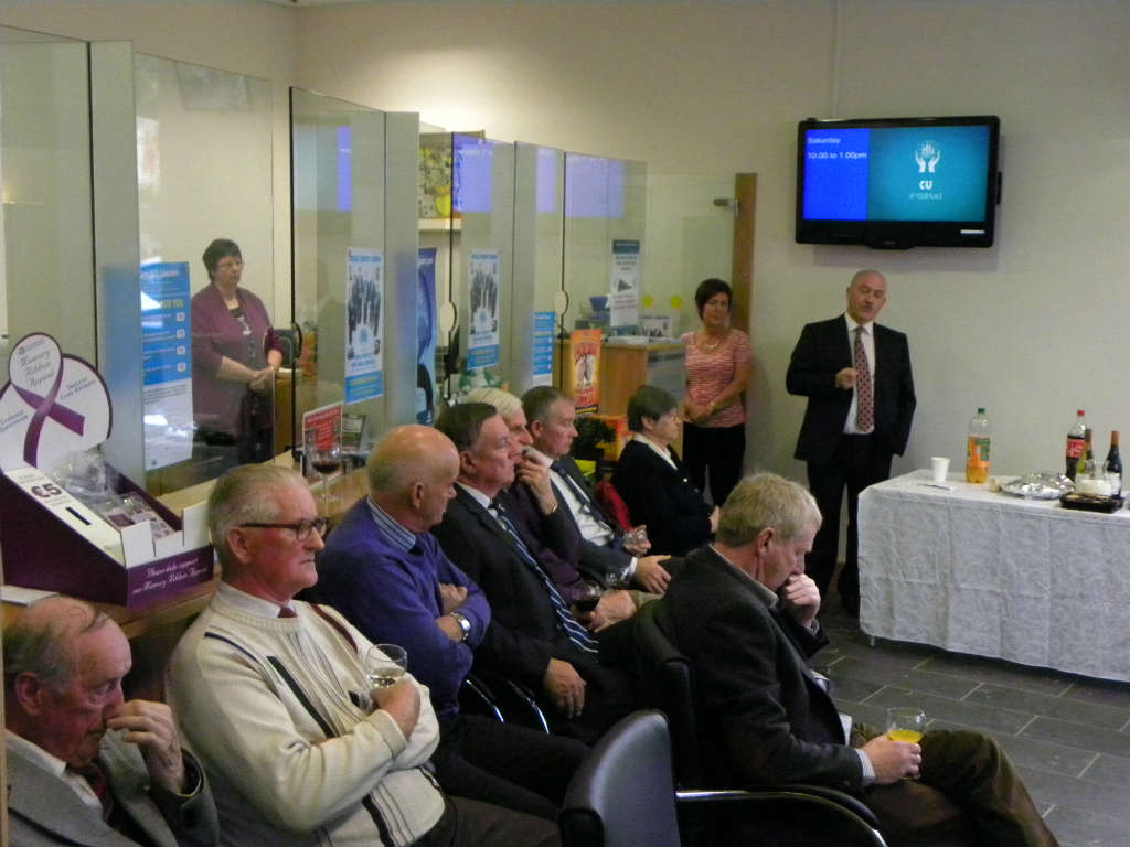 Plaque unveiled in Credit Union Boyle Today Your News, Your Town